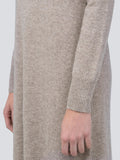 Turtleneck Maxi Dress_Beige