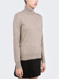 Turtleneck Slimfit Sweater_Beige