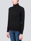 Turtleneck Slimfit Sweater_Black