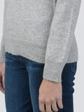 V Neck Sweater_Light Grey