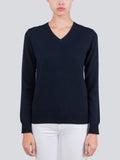 V Neck Sweater_Dark Navy