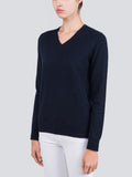 V Neck Sweater_Dark Navy