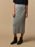 Midi Skirt_Light Grey