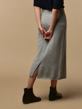 Midi Skirt_Light Grey