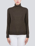 Turtleneck Slimfit Sweater_Cocoa Brown