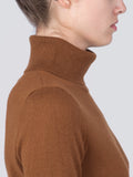 Turtleneck Slimfit Sweater_Deep Camel