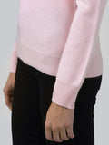 V Neck Sweater_Pink