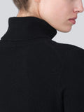 Turtleneck Slimfit Dress_Black