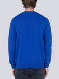 Men Crew Neck Sweater_Royal Blue