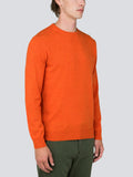 Men Crew Neck Sweater_Orange