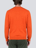 Men Crew Neck Sweater_Orange