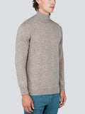 Men Turtleneck Sweater_Beige