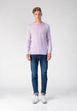 Men Crew Neck Sweater_Lavender