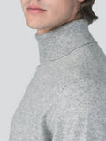 Men Turtleneck Sweater_CB_Light Grey/Navy