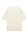 Mockneck Shortsleeve_Ivory