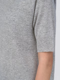 Mockneck Shortsleeve_Light Grey