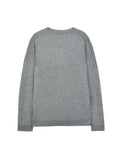Men V Neck Sweater_Grey