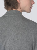 Men Mockneck Sweater_Grey