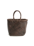 GRACE BASKET SMALL_DARK BROWN