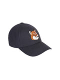 LARGE FOX HEAD EMBROIDERY 6P CAP_NAVY