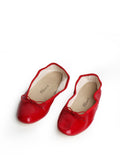 Ballet Flats_Red Leather