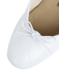 Ballet Flats_White Leather
