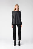 Loose Fit Sweater_Graphite
